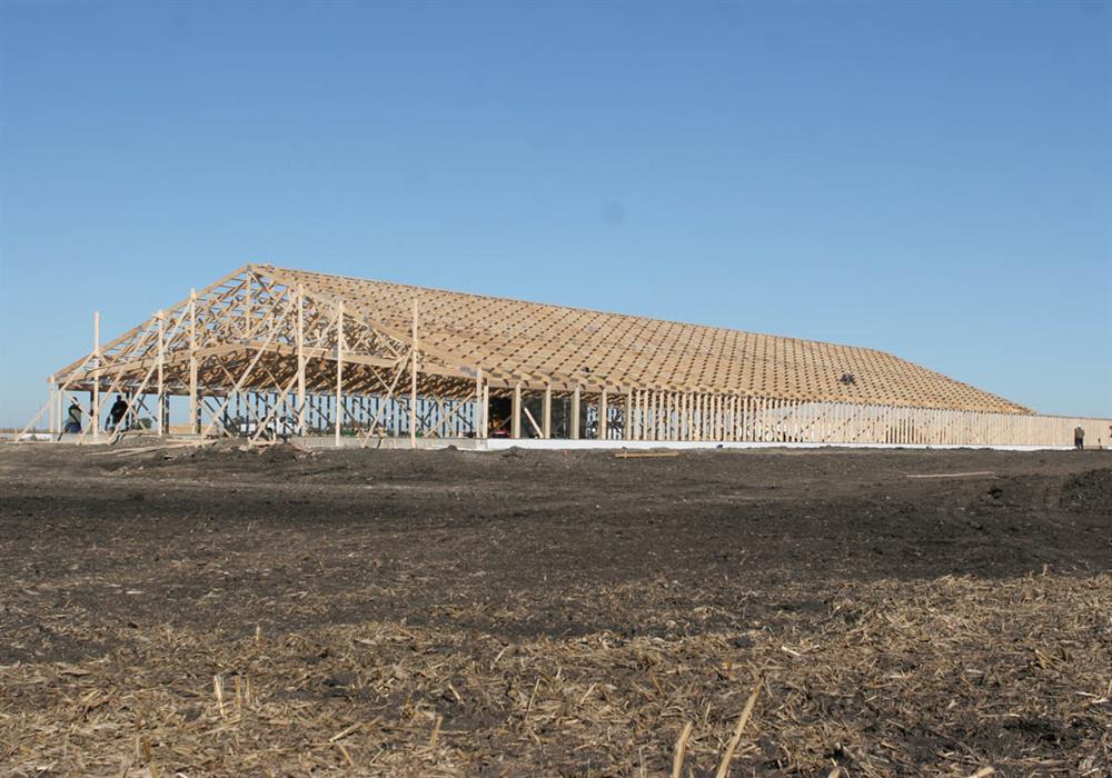 Construction of the new NorthStar Quail barn